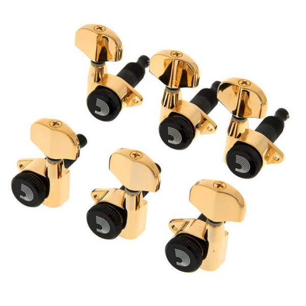 Колки D'ADDARIO PWAT-333L AUTO-TRIM TUNING MACHINES (3 Per side, Gold)