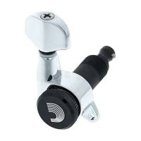 Колки D'ADDARIO PWAT-6R1 AUTO-TRIM TUNING MACHINES (6 In-line, Chrome)