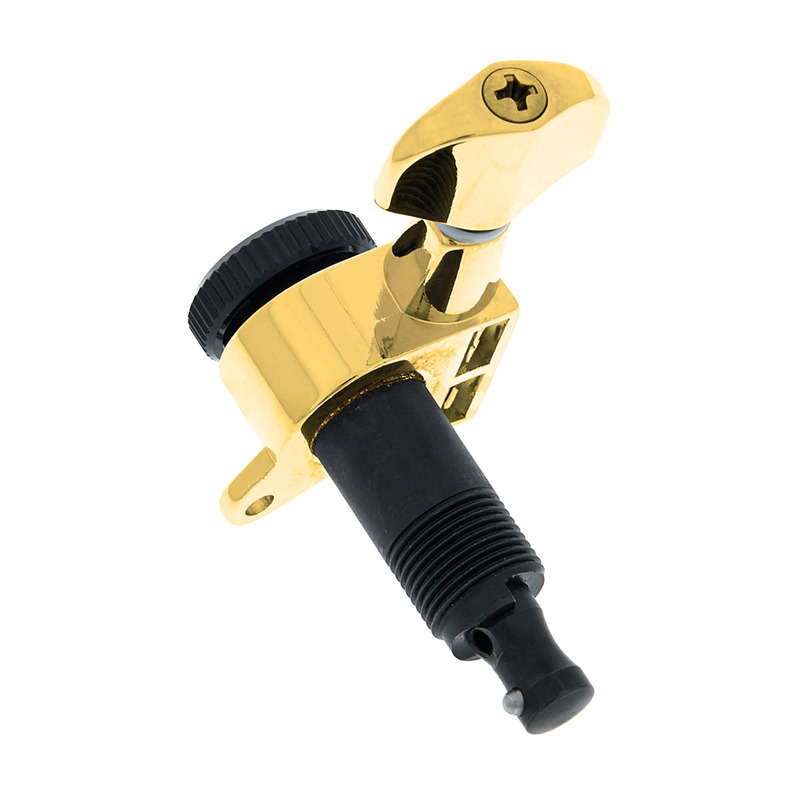 Колки D'ADDARIO PWAT-6R3 AUTO-TRIM TUNING MACHINES (6 in-line, Gold) (6 шт.)