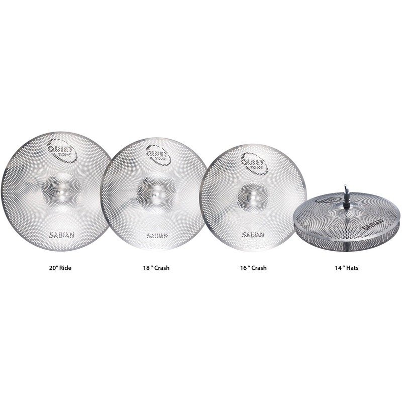 Набор тарелок Sabian QTPC504 Quiet Tone Practice Cymbals Set