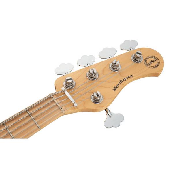 Бас-гитара SADOWSKY MetroExpress 21-Fret Hybrid P/J Bass, Maple, 5-String (Solid Black High Polish)