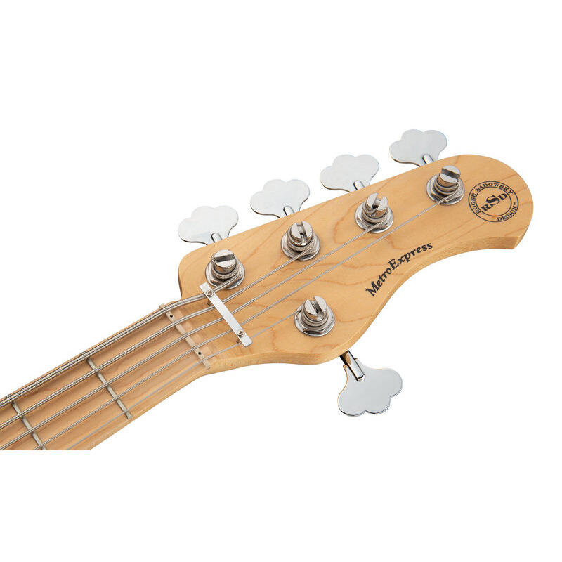 Бас-гитара SADOWSKY MetroExpress 21-Fret Hybrid P/J Bass, Maple, 5-String (Solid Black High Polish)