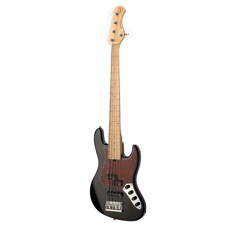Бас-гитара SADOWSKY MetroExpress 21-Fret Hybrid P/J Bass, Maple, 5-String (Solid Black High Polish)