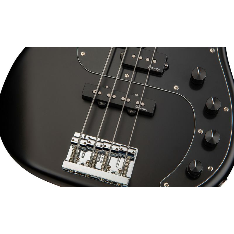 Бас-гитара SADOWSKY MetroLine 21-Fret Hybrid P/J Bass, Ash, 4-String (Solid Black Satin)