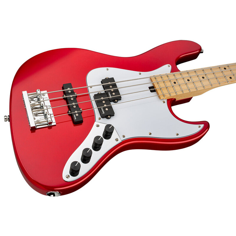 Бас-гитара SADOWSKY MetroExpress 21-Fret Hybrid P/J Bass, Maple, 4-String (Candy Apple Red Metallic)