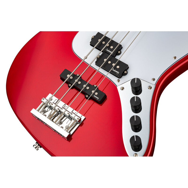 Бас-гитара SADOWSKY MetroExpress 21-Fret Hybrid P/J Bass, Maple, 4-String (Candy Apple Red Metallic)