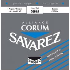 Струны для классической гитары Savarez 500AJ Corum Alliance High Tension
