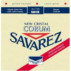 Струны для классической гитары Savarez 500CR Corum New Cristal Normal Tension