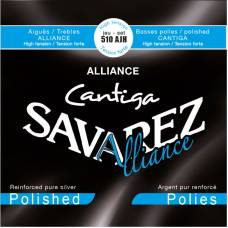 Струны для классической гитары Savarez 510AJH Alliance Cantiga Polished High Tension