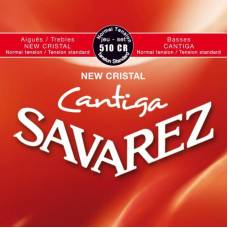 Струны для классической гитары Savarez 510CR New Cristal Cantiga Normal Tension
