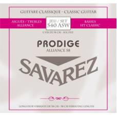 Струны для классической гитары Savarez 540ASW Prodige 58 cm