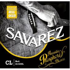 Струны для акустической гитары Savarez A140CL Phosphor Bronze Custom Light 11/52
