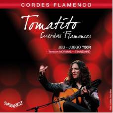Струны для классической гитары Savarez T50R Tomatito Сordes Flamenco Normal Tension