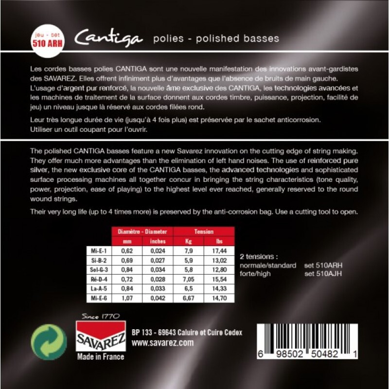 Струны для классической гитары Savarez 510ARH Alliance Cantiga Polished Normal Tension