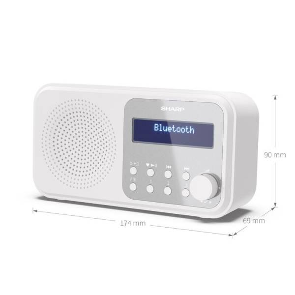 Акустика для дому Sharp DR P420 White