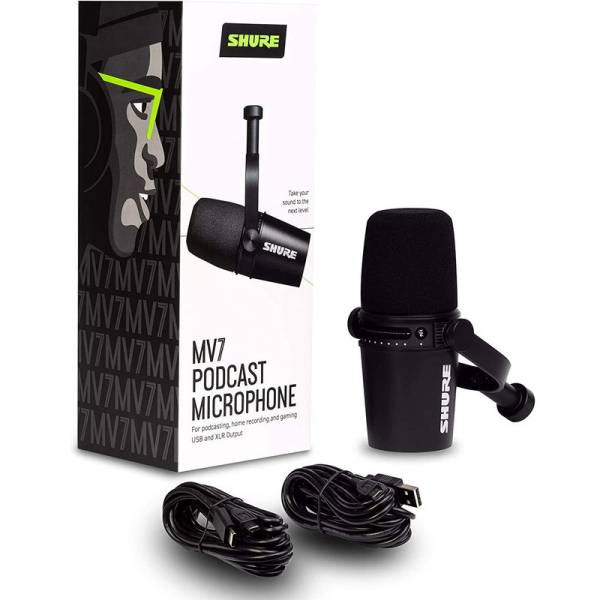Микрофон студийный Shure MV7-K