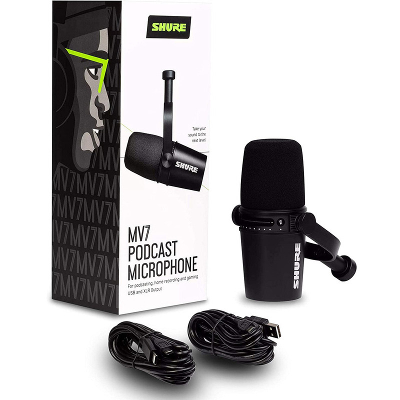 Микрофон студийный Shure MV7-K
