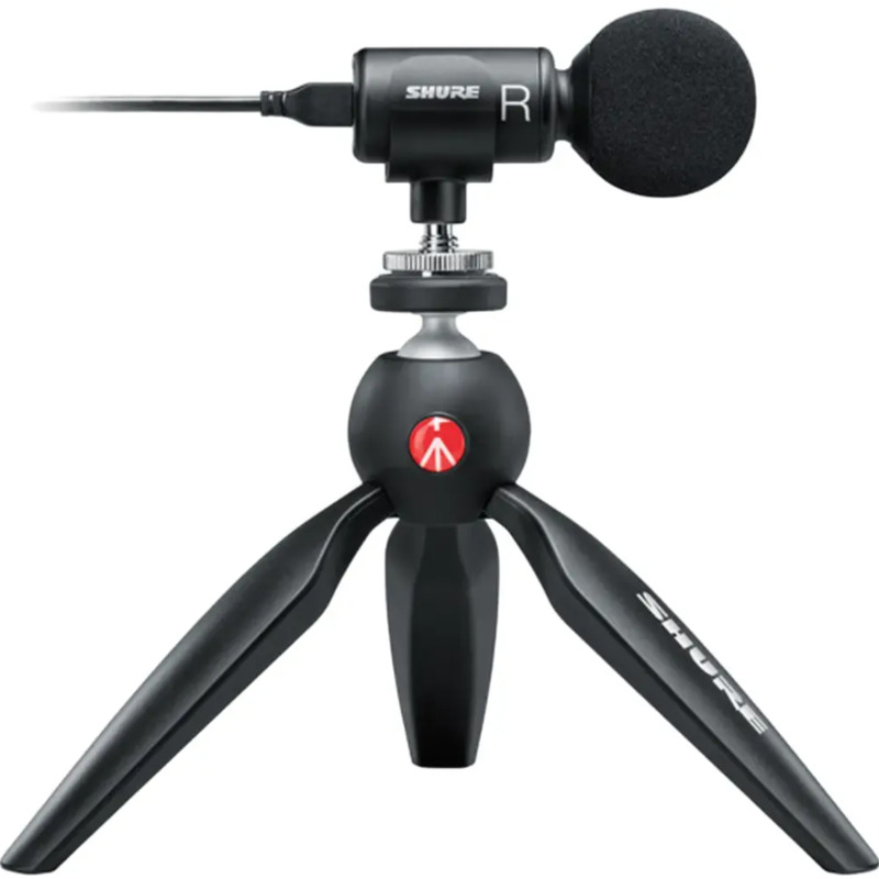 Цифровой конденсаторный стереомикрофон SHURE MV88+DIG-VIDKIT