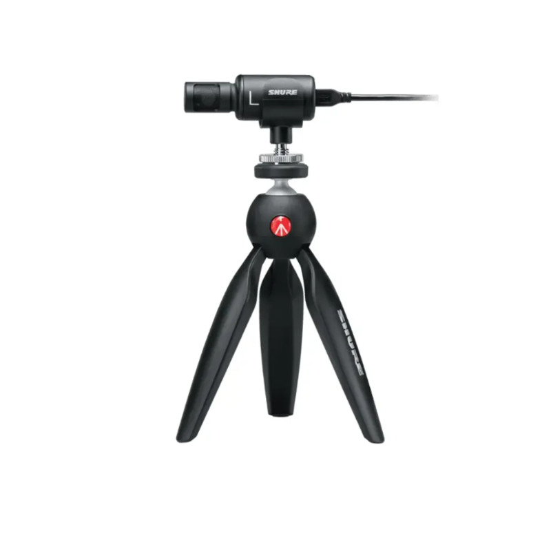 Цифровой конденсаторный стереомикрофон SHURE MV88+DIG-VIDKIT
