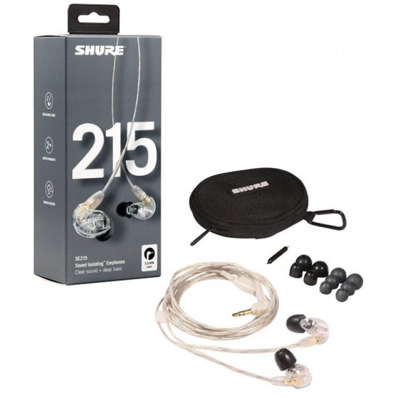 Наушники открытые Shure SE215-CL