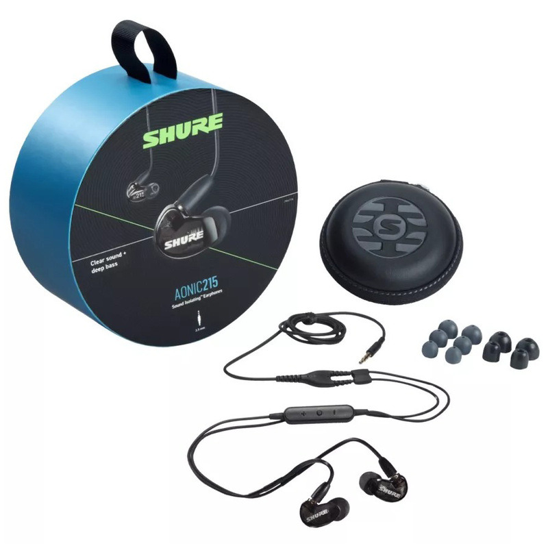 Наушники обычные Shure Aonic SE215DYBK+UNI