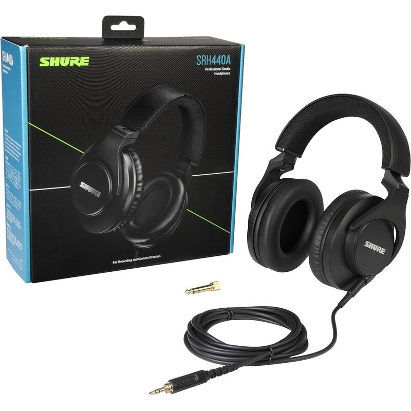 Навушники закриті Shure SRH440A Professional Studio Headphones