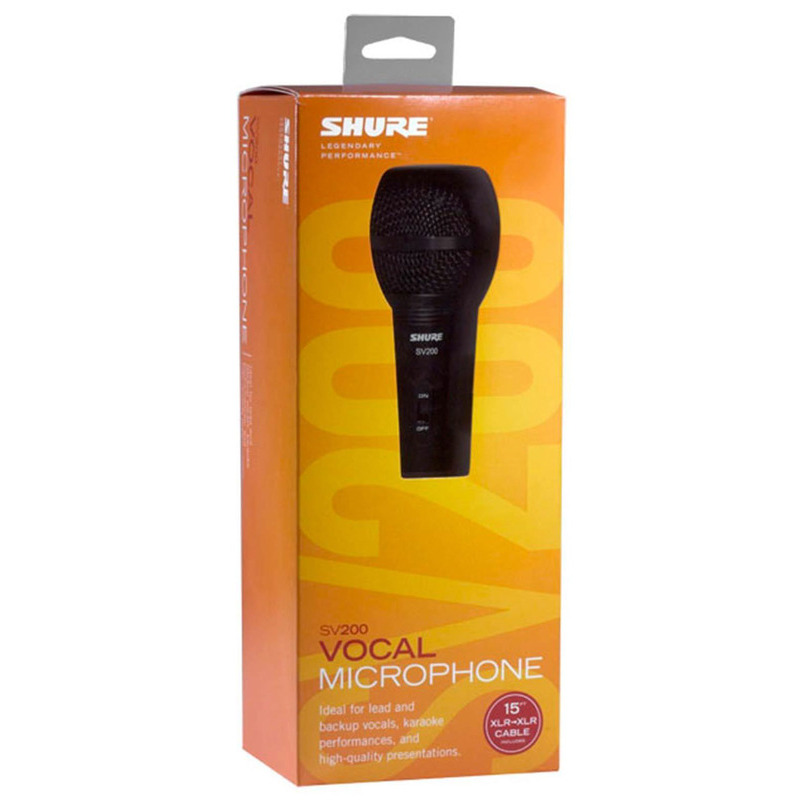 Микрофон вокальный Shure SV200-W