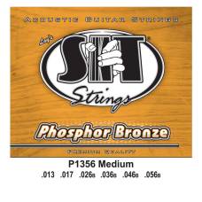 Струны для акустической гитары SIT P1356 Medium Phosphor Bronze 13/56