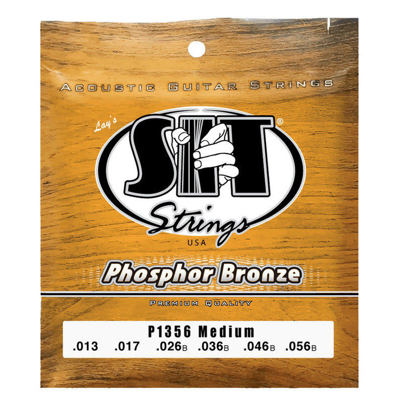Струны для акустической гитары SIT P1356 Medium Phosphor Bronze 13/56
