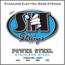 Струны для бас-гитары SIT PSR45100L Power Steel Stainless Steel Light 45/100