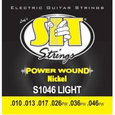 Струны для электрогитары SIT S1046 Light Power Wound Nickel 10/46