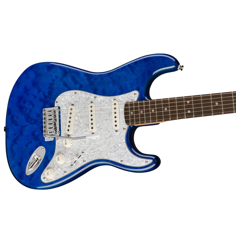 Электрогитара Squier by Fender Affinity Series FSR Stratocaster QMT Sapphire Blue Transparent
