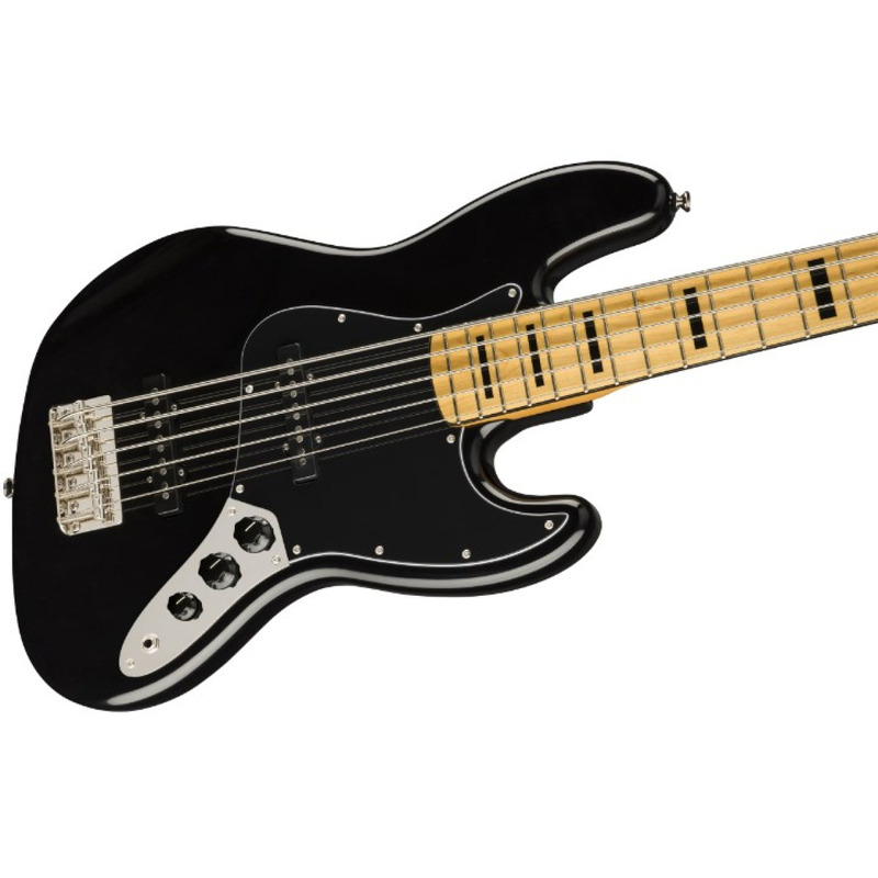 Бас-гитара  SQUIER CLASSIC VIBE '70s JAZZ BASS V MN BLACK
