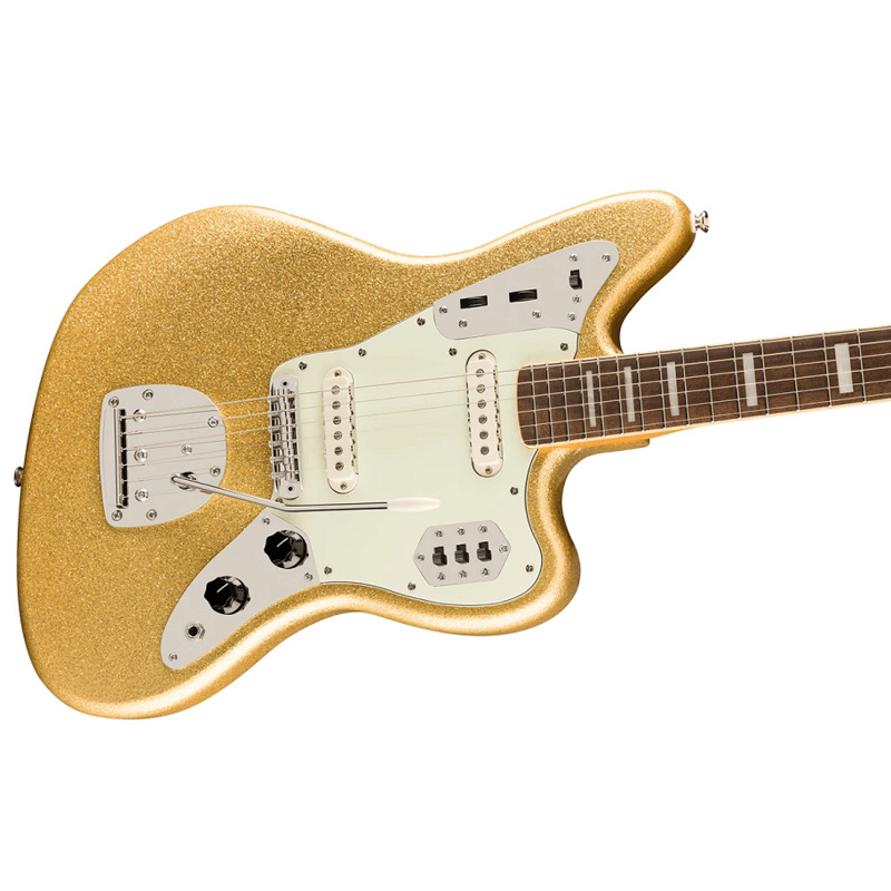 Електрогітара Squier By Fender LIMITED EDITION CLASSIC VIBE '70S JAGUAR MATCHING HEADSTOCK GOLD SPARKLE