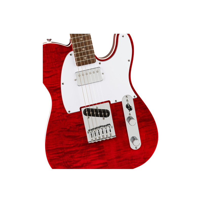 Электрогитара SQUIER AFFINITY SERIES TELECASTER FLAME MAPLE TOP CRIMSON RED TRANSPARENT