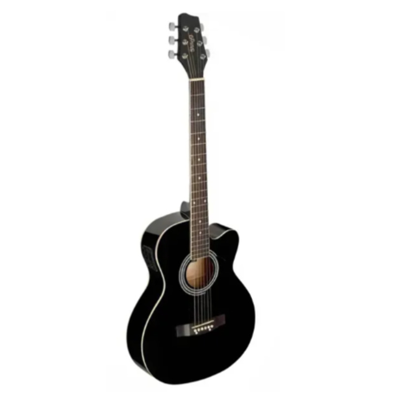 Электроакустическая гитара STAGG G SA20ACE BLK
