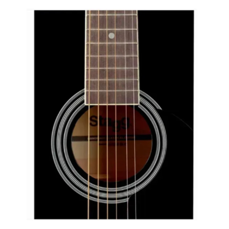 Электроакустическая гитара STAGG G SA20ACE BLK