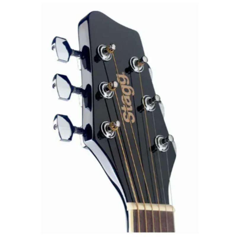 Электроакустическая гитара STAGG G SA20ACE BLK