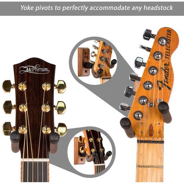 Настенное крепление для гитары String Swing USA CC01K-BW Wall Mount Guitar Hangers 