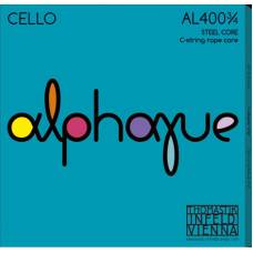 Струны для виолончели Thomastik-Infeld Alphyue AL400 3/4 Steel Core C-String Rope Core Medium Tension