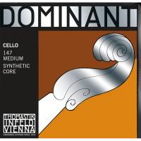 Струни для віолончелі Thomastik-Infeld 147 Dominant Synthetic Core 4/4 Medium Tension