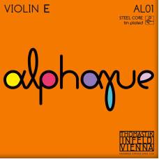 Струна Thomastik-Infeld AL01 Alphayue Steel Core Tin Plated 4/4 Violin E Medium Tension