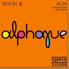 Струна Thomastik-Infeld AL04 Alphayue Synthetic Core Silver Wound 4/4 Violin G Medium Tension