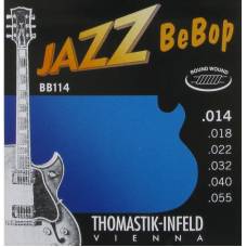 Струны для электрогитары Thomastik-Infeld BB114 Jazz BeBop Medium 14/55
