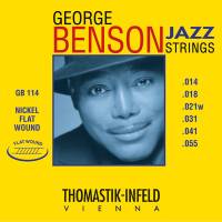 Струны для электрогитары Thomastik-Infeld GB114 George Benson Jazz Heavy 14/55