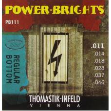 Струны для электрогитары Thomastik-Infeld PB111 Power-Brights Regular Bottom Medium 11/46