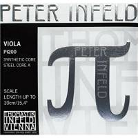 Струны для альта Thomastik-Infeld PI200 Peter Infeld Synthetic Core Steel Core A Up To 39cm 4/4 Medium Tension