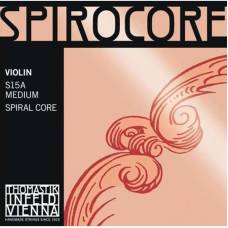 Струны для скрипки Thomastik-Infeld S15A Spirocore Spiral Core 4/4 Medium Tension