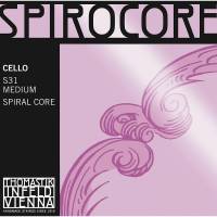 Струны для виолончели Thomastik-Infeld S31 Spirocore Spiral Core 4/4 Medium Tension