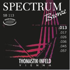 Струны для акустической гитары Thomastik-Infeld SB113 Spectrum Bronze Medium 13/57